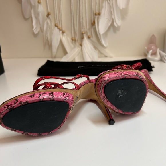 Dolce & Gabbana Python Sandals Size 37.5 - Picture 8 of 11